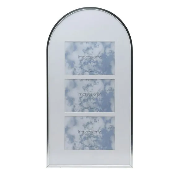 Arched Silver Multi Photo Frame