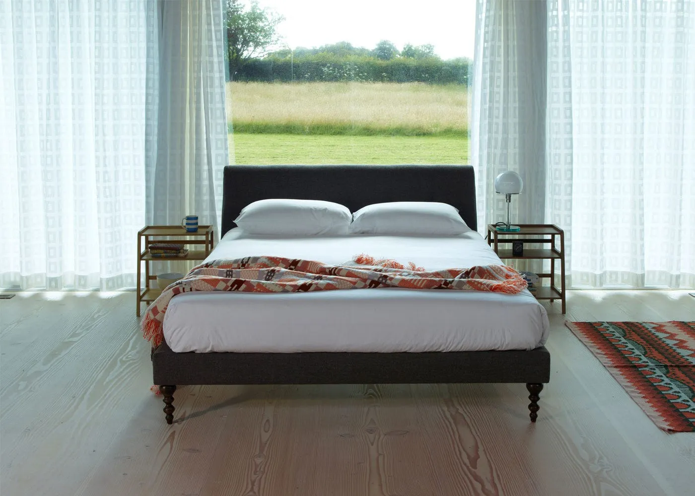 Scp Oscar Bed Super King Broad Weave Lagoon 2