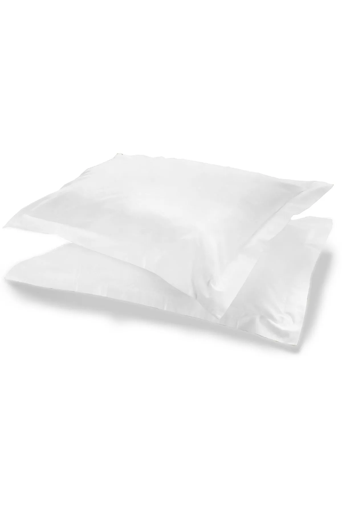 Appletree 'Premium 200TC Plain Dye' Hotel Quality 100% Percale Cotton Oxford Pillowcases (Pair) in White 2