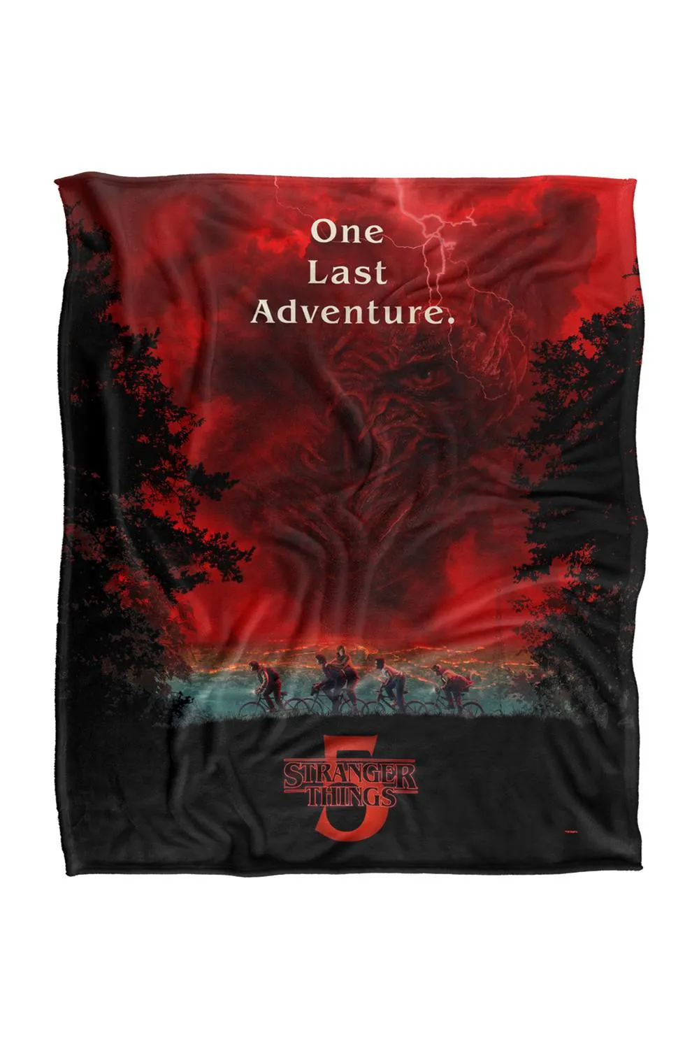 Stranger Things Vecna Clouds Poster Super Soft Throw Blanket 152x127Cm