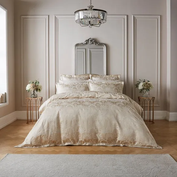 Dorma Luxe Palms Duvet Cover and Pillowcase Set 1
