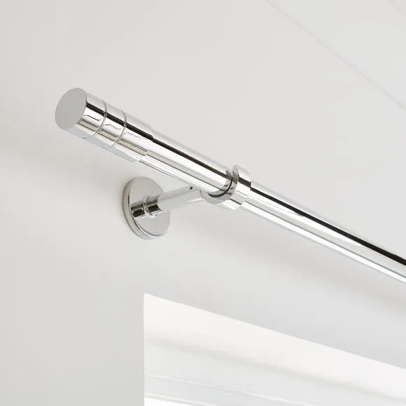 Cylinder Extendable Metal Eyelet Curtain Pole 1