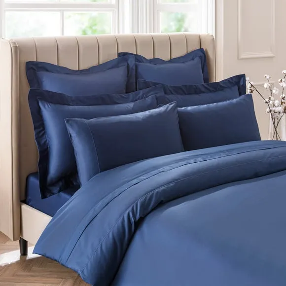 Dorma Smooth & Soft 300 Thread Count 100% Cotton Sateen Oxford Pillowcase 2