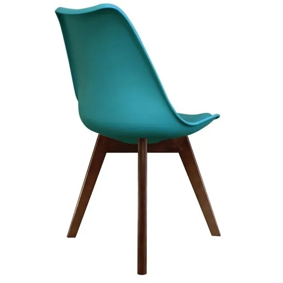 Fusion Living Soho Plastic Dining Chair with Squared Legs 5
