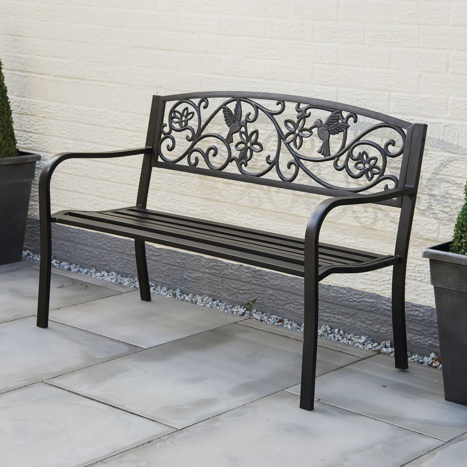 Hummingbird 2 Seater Bench Bronze