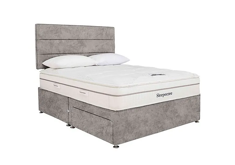 Calm 2200 Divan Set - Double - Daytona Silver