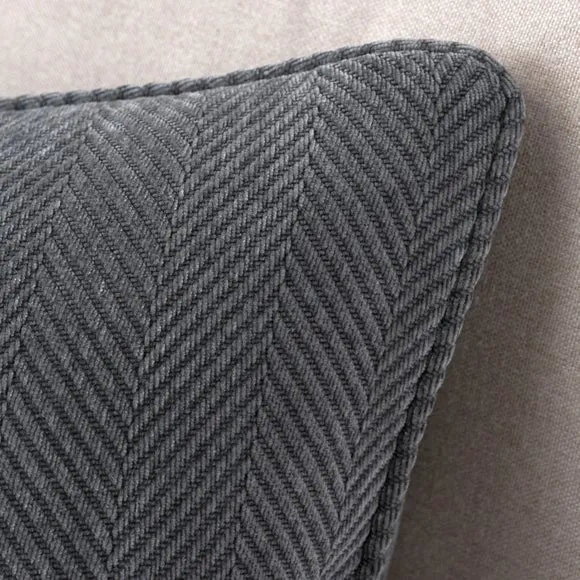 Soft Chenille Herringbone Cushion 2