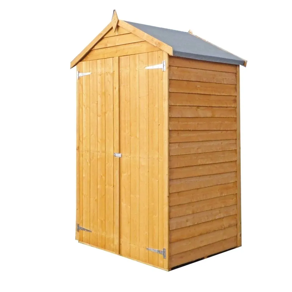 Shires Tool Store Double Door Garden Shed - Dip Treated Approx 4 x 3 Feet in Brown 2