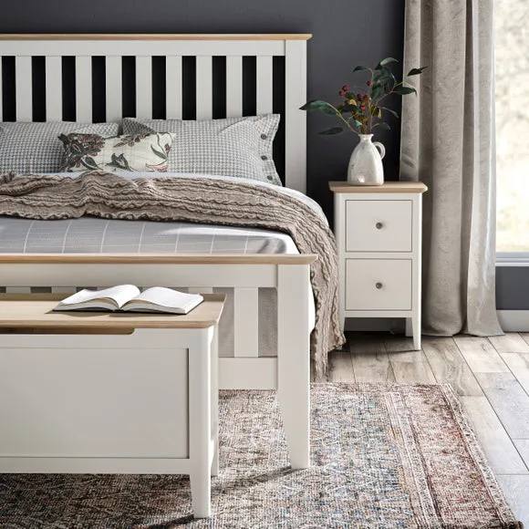 Return - Marlow Narrow Bedside Table, Terracotta