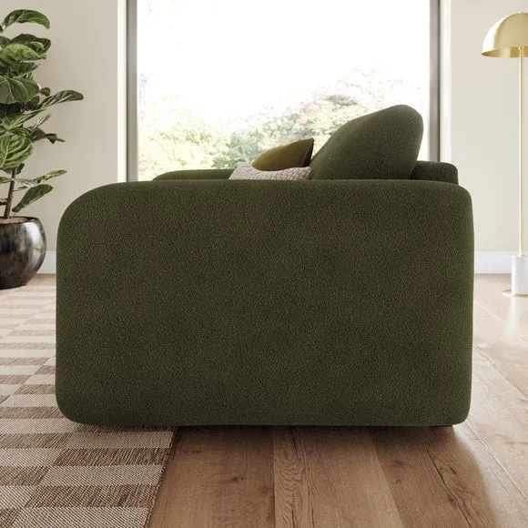 Luca Tonal Boucle Snuggle Chair 2