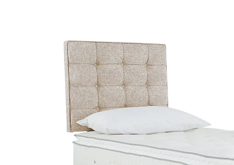 Bowmore Strutted Headboard - Single - Tweed Cream