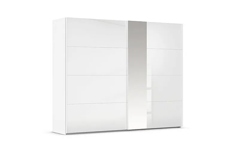 Cairns 271cm 2 Door Sliding Wardrobe - White