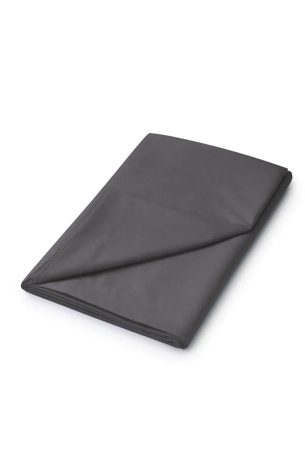 Helena Springfield 'Plain Dye' Polycotton Flat Sheet in Charcoal