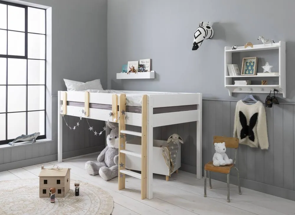 Nöa and Nani Una Midsleeper Cabin Bed in White 5