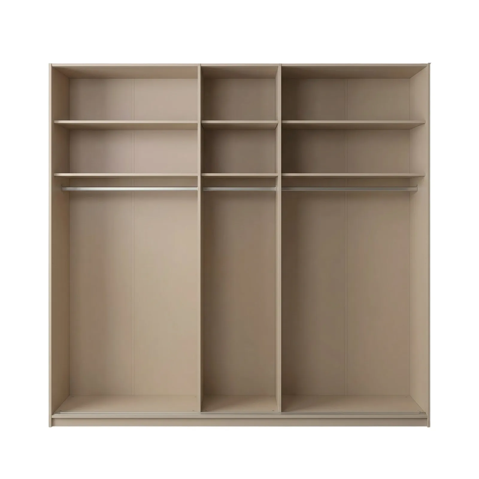 Arvada 5 Door Hinged Wardrobe With Lighting, Black Wood | Barker & Stonehouse 4