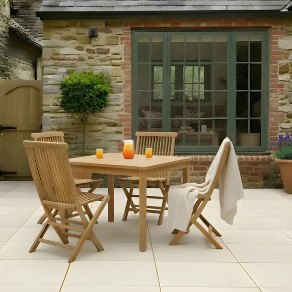 Teak Square Garden Dining Table