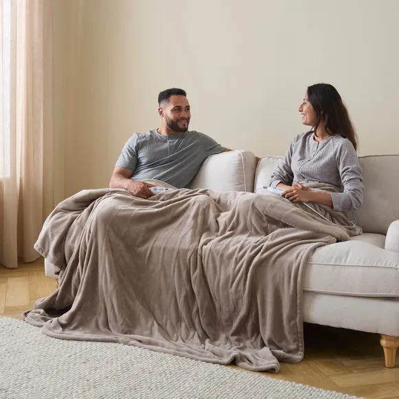 Fleece Electric Throw Blanket