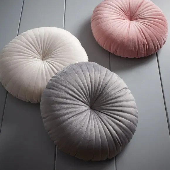 Catherine Lansfield Stitch Detail Round Cushion 5