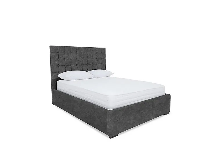 Dice Electric Ottoman Bed Frame - Super King - Lace Domino