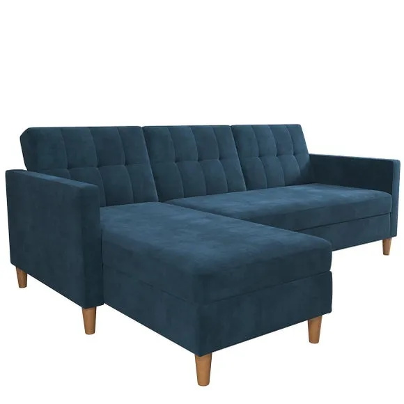 Hartford Chenille Corner Double Sofa Bed 1