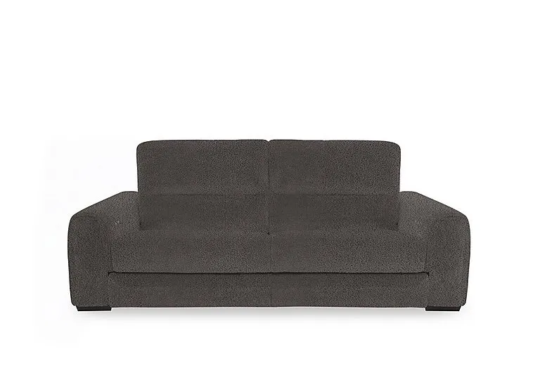 Flex Fabric 3 Seater Power Recliner Sofa with Storage Arms - Dark Grey
