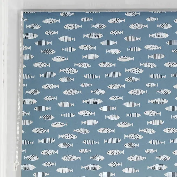 Blue Fish Daylight Moisture Resistant Roller Blind 5