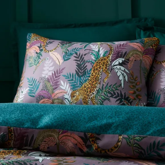 Nala Jungle Sateen Duvet Cover & Pillowcase Set 2