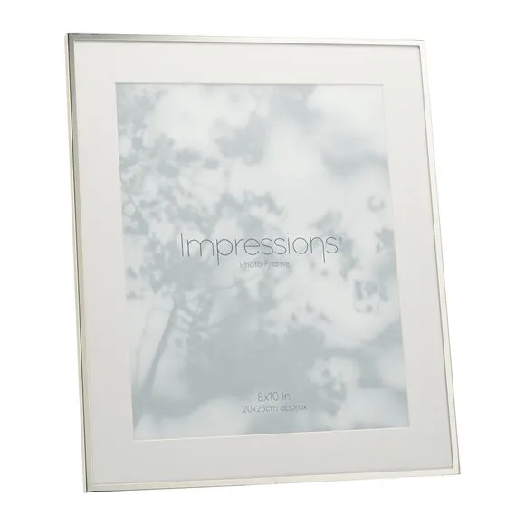Impressions Silver Plated Metal Photo Frame 1