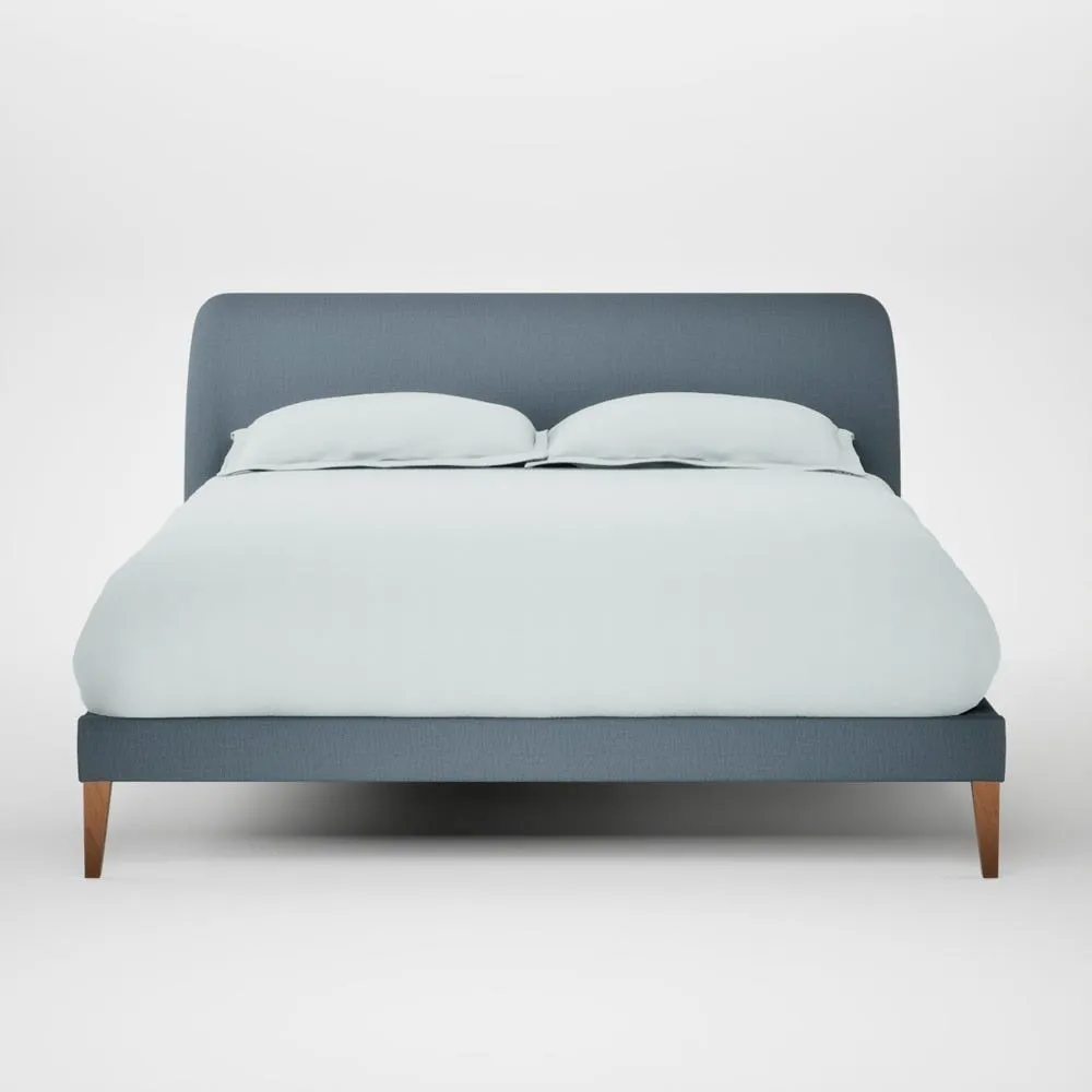 Heal's Wallis Bed King Smart Cotton Linen Celestial Natural Feet