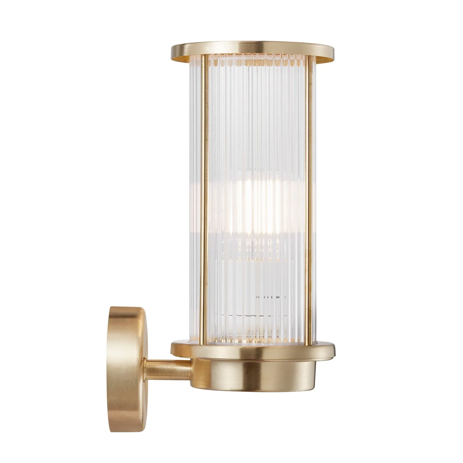 Nordlux Linton Outdoor Wall Light Brass Brass Garden E27 IP54 Mains in Gold 3