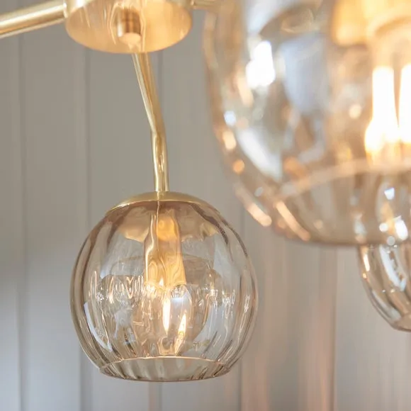 Vogue Arkoma Glass 5 Light Chandelier 4