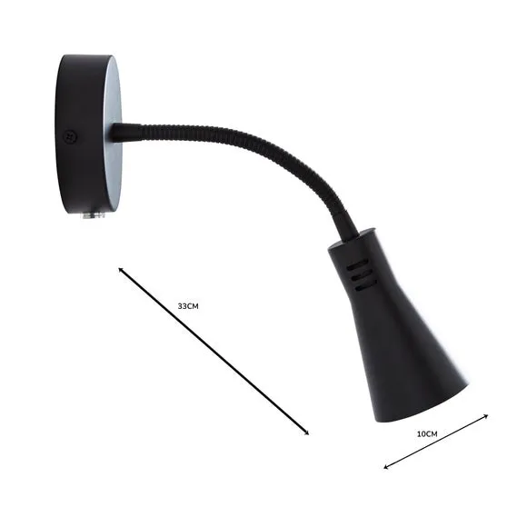 Nola Adjustable Plug In Wall Light 5