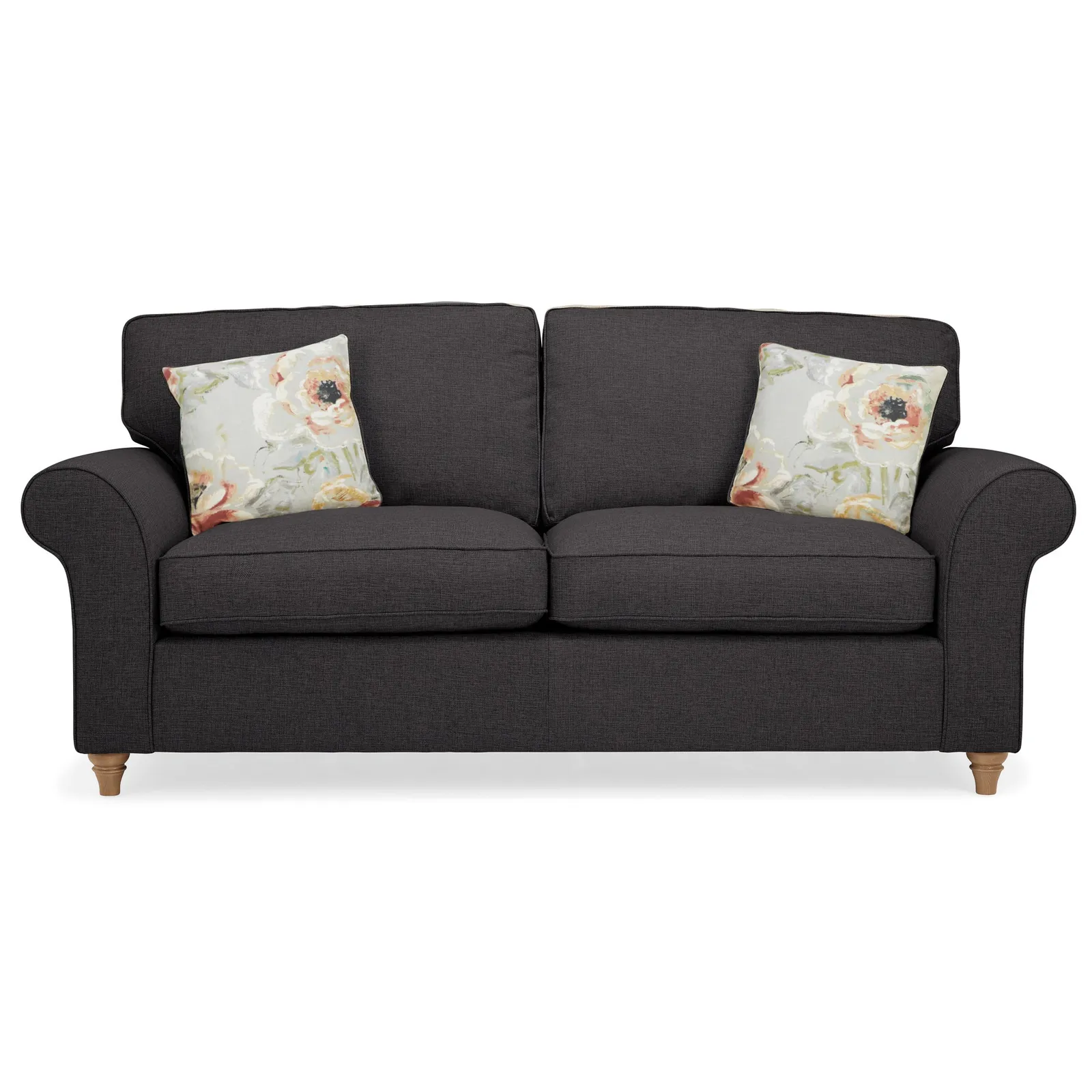 Rosa 3 Seater Sofa Charcoal