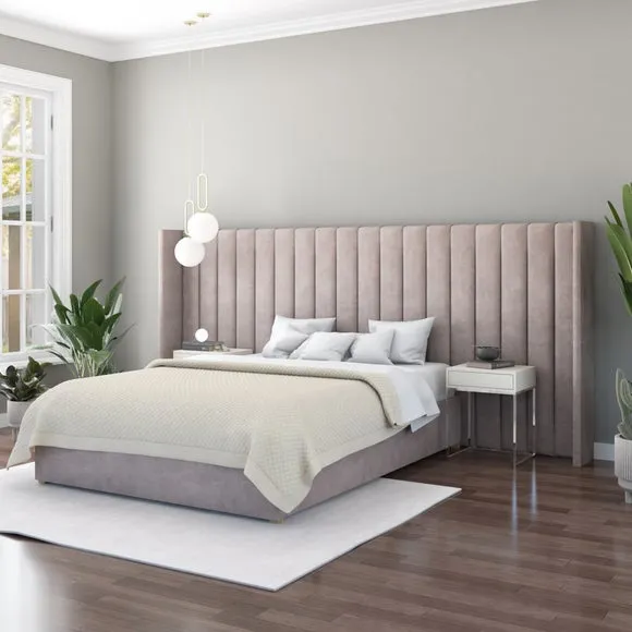 Grandeur Plush Velvet Headboard 1