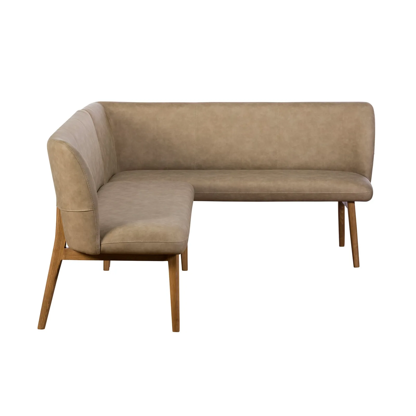 Letto Corner Bench Right, Brown | Barker & Stonehouse 2