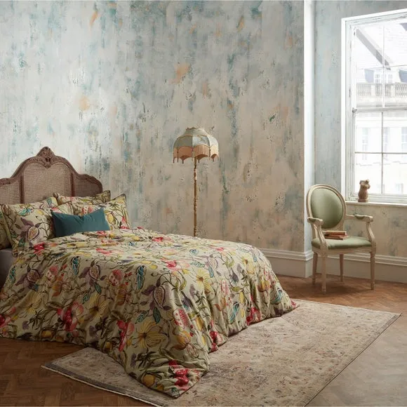 EW by Edinburgh Weavers Morton Floral 100% Cotton Sateen Duvet Cover & Pillowcase Set 3