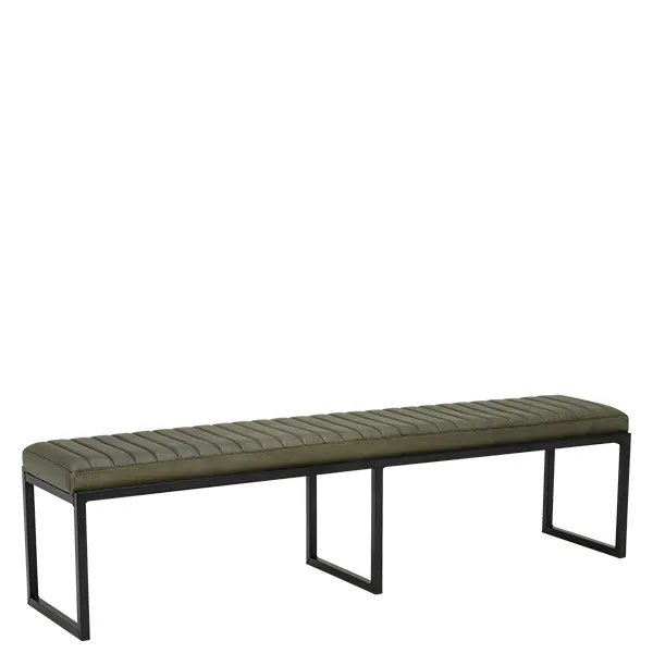 Brutus 180cm Leather Bench