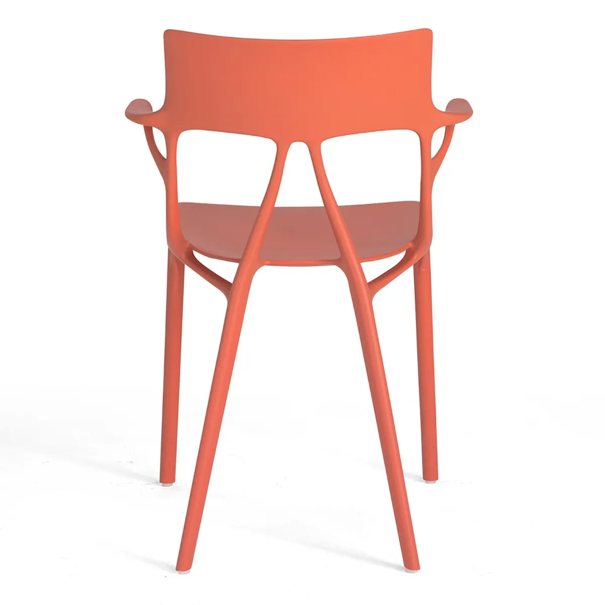 Kartell Ai Dining Chair, Orange Plastic | Barker & Stonehouse 6