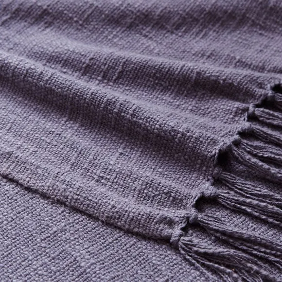 Westcott Slub Cotton Throw Blanket 2