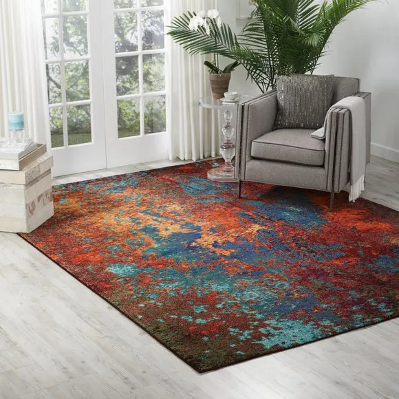 Multi Coloured Celestial Atlantic Rug 4