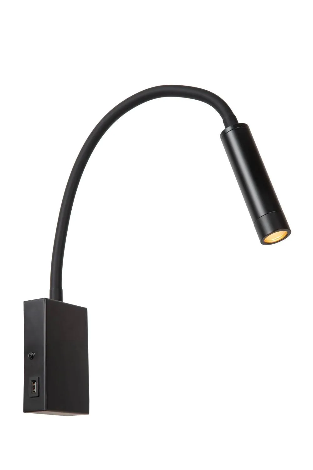 Netlighting Lucide ALEC Wall spotlight LED G9 1x3W 2700K Black