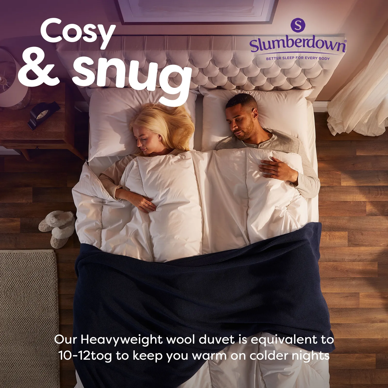 Slumberdown Wonderful Wool Mediumweight Duvet in White 6