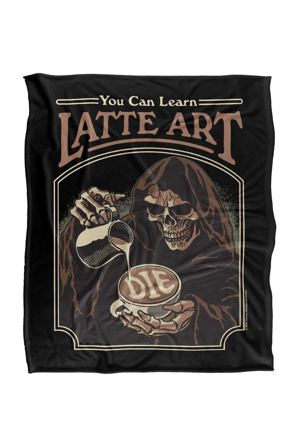 Steven Rhodes Latte Art Silky Touch Super Soft Throw Blanket