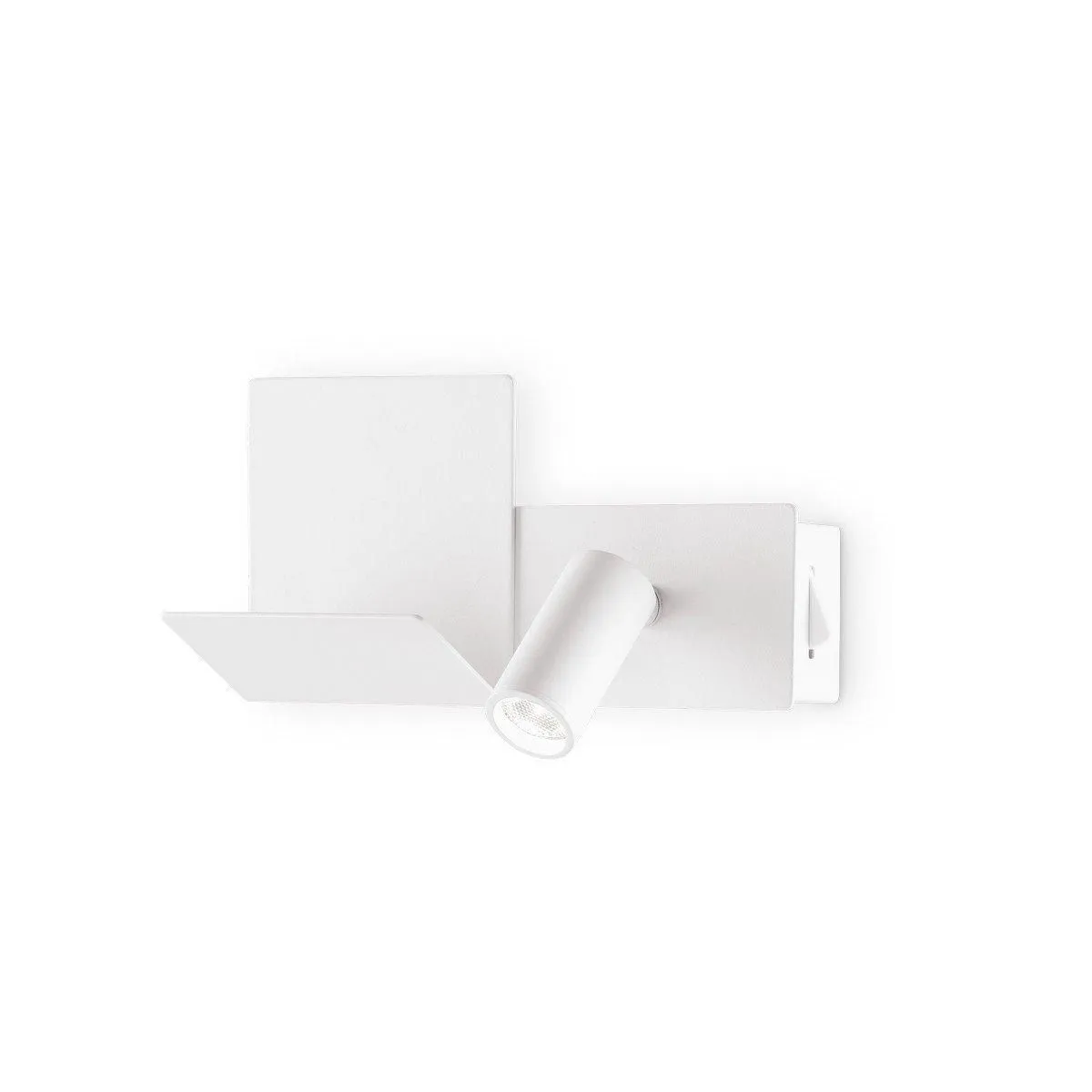 Netlighting KOMODO2 LED Reading Light White InBuilt Switch 3000K NonDim
