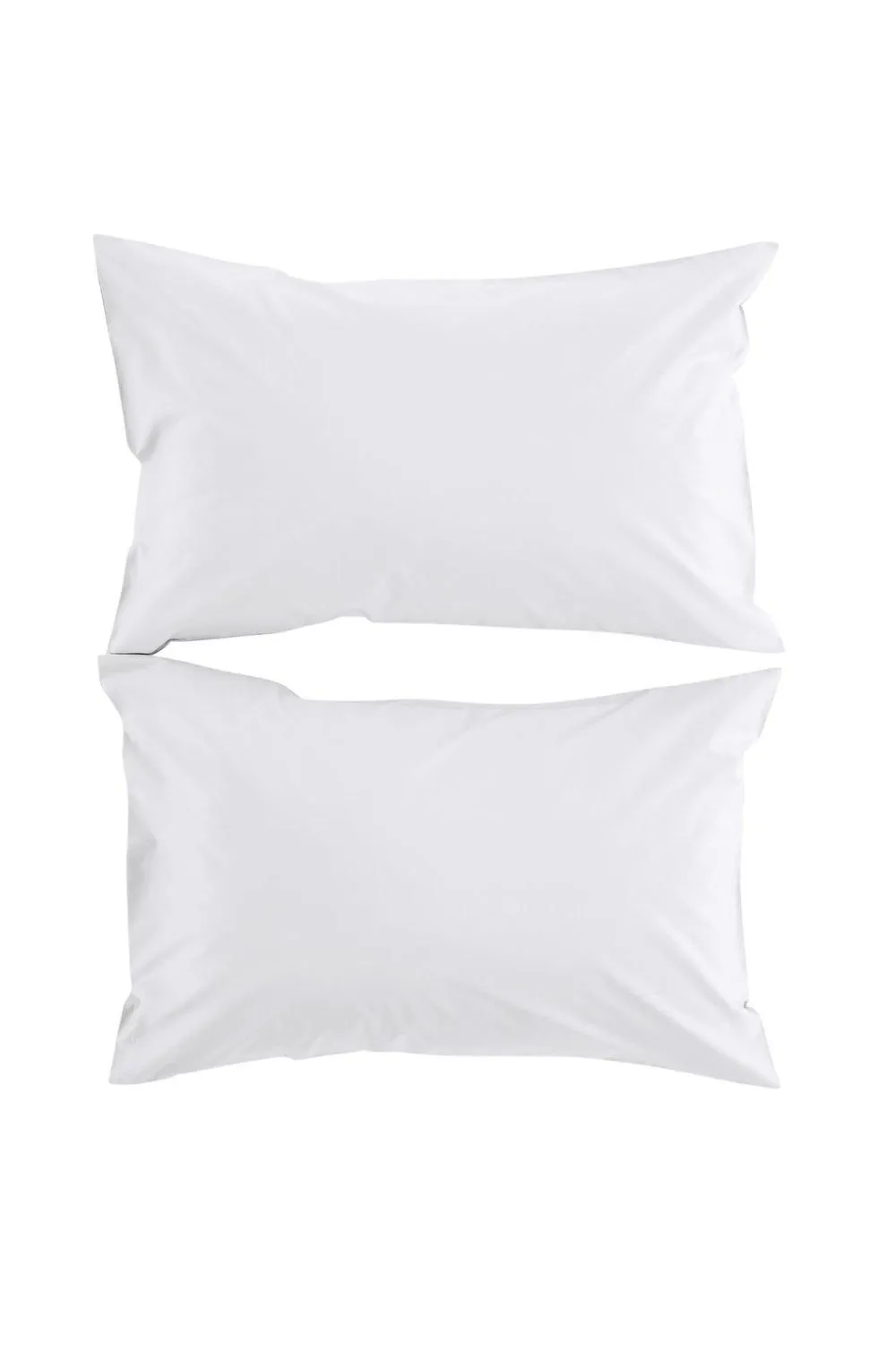 CHRISTY Pure Cotton Percale Standard Pillowcase Pair in White