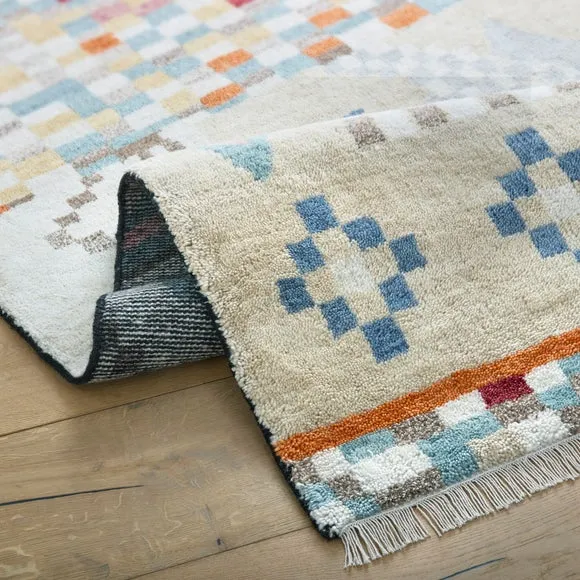 Umra Premium Hand-Knotted Shaggy Wool Rug 3
