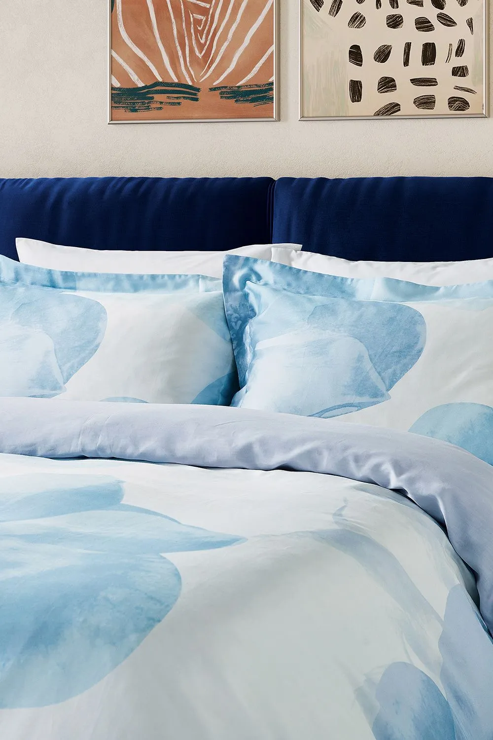 Ted Baker 'Photo Magnolia' Cotton Duvet Cover Set in Light Blue 2