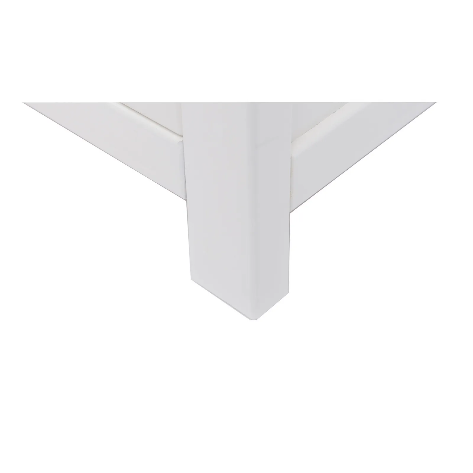 Cabinet Bits Lovere Off-White 1 Drawer TV Cabinet Chrome Cup Handle 6