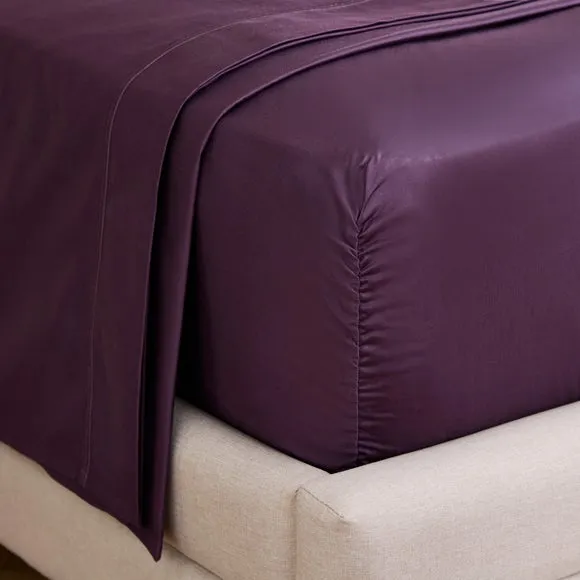 Dorma 800 Thread Count 100% Cotton Sateen Fitted Sheet 1