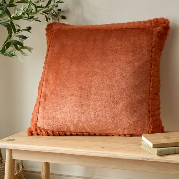 Catherine Lansfield Faux Velvet Cushion